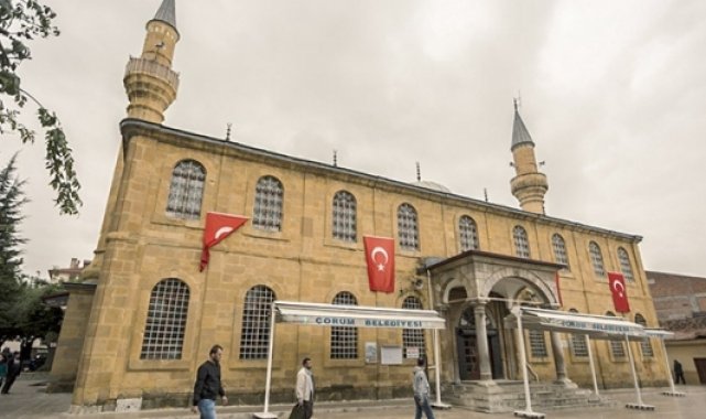 Çorum'un Murad-ı Rabi Ulu Camii minberiyle dikkat çekiyor