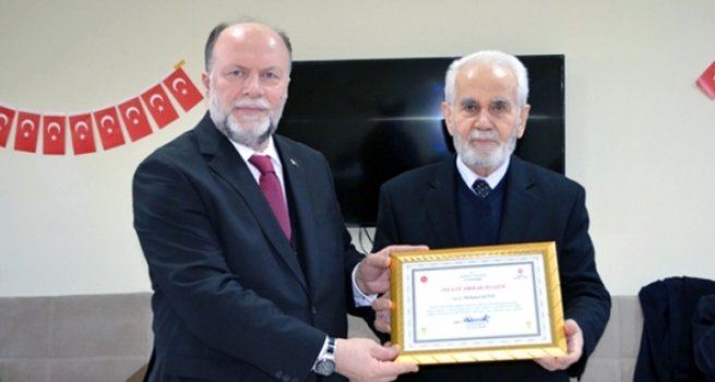 Din görevlilerine 'vefa ve şükran belgesi' takdim edildi