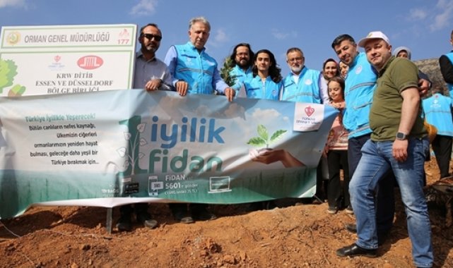 "1 İyilik 1 Fidan" kampanyasına destek