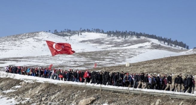Diyanet Gençlik Şühedanın İzinde yürüdü