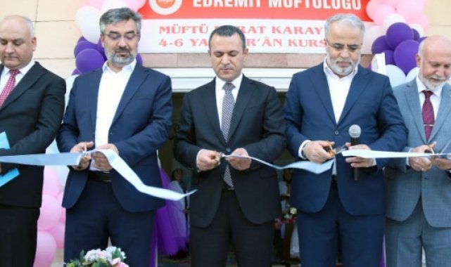 Edremit’te 4-6 yaş Kur’an kursu açıldı