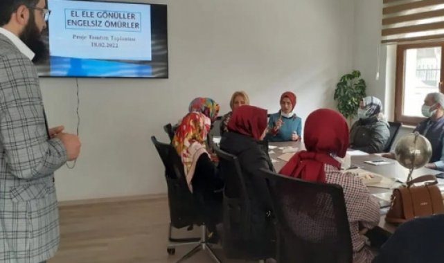 'El Ele Gönüller, Engelsiz Ömürler' projesi tanıtıldı