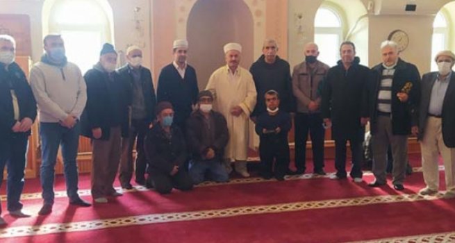 Engelli gençler Şeyh Habib Camii'ne misafir oldu