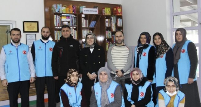 Erzurum'da 'gönül kütüphanesi' kuruldu