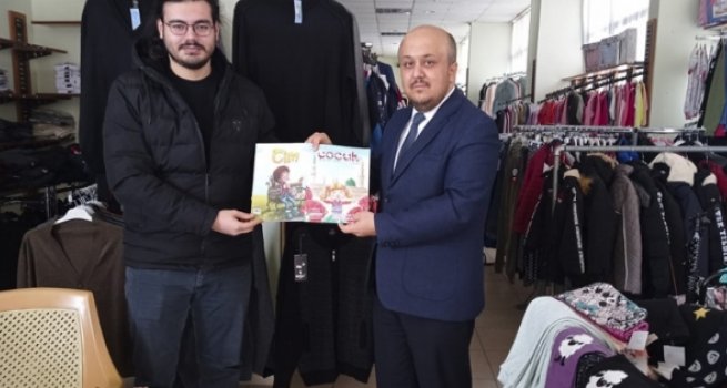 Esnaftan çocuklara anlamlı hediye