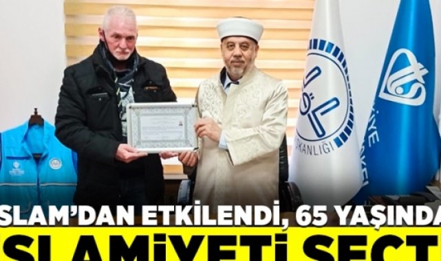 İslam'dan etkilendi, 65 Müslüman oldu