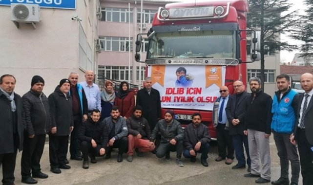 İyilik yüklü tırlar Eskişehir’den yola çıktı