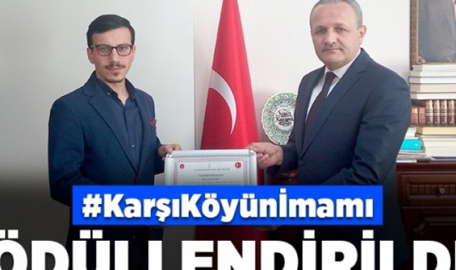 'Karşı köyün imamı' ödüllendirildi