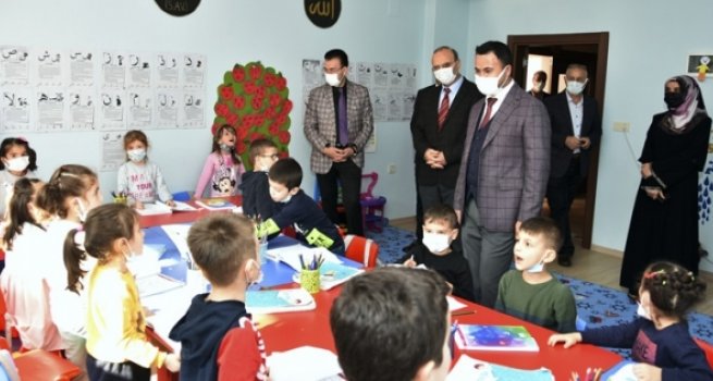 4-6 yaş Kur'an kursu öğrencilerine ziyaret