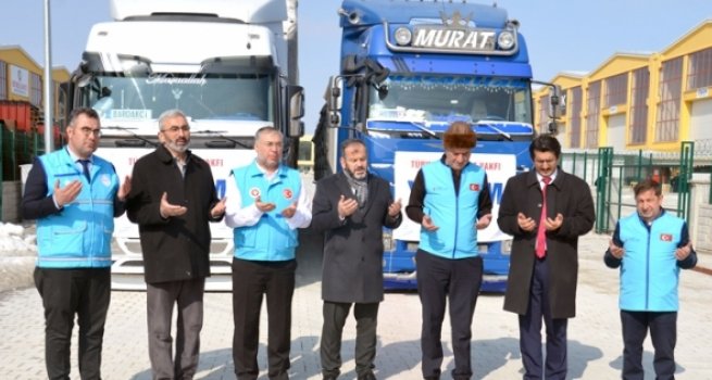 Konya’dan Suriye’ye 2 tır insani yardım haberleri