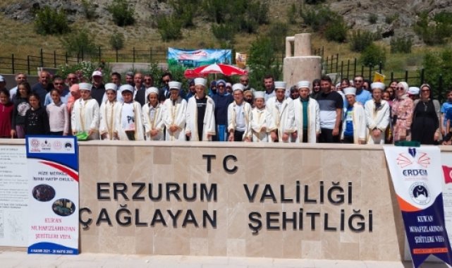 Kur’an muhafızlarından şehitlere vefa
