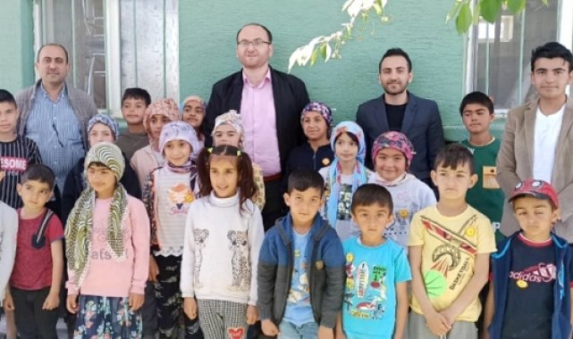 Mahmudiye'de cami çocuk buluşması