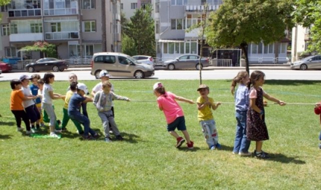 Minikler Kadim Oyunlar Şenliği'nde buluştu