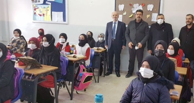 Müftülükten imam hatip öğrencilerine ziyaret