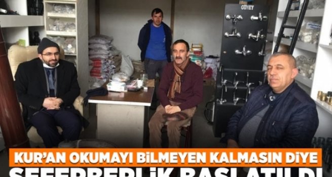 Oğuzlar’da "Kur’an Okumayı Bilmeyen Kalmasın" seferberliği başlatıldı