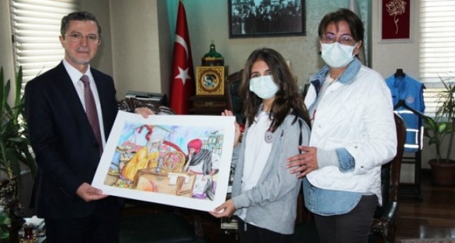 Dereceye giren öğrenciler ödüllendirildi