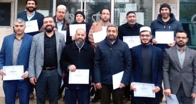 Şanlıurfa'da 'Talim ve Tashih-i Huruf Kursu' tamamlandı