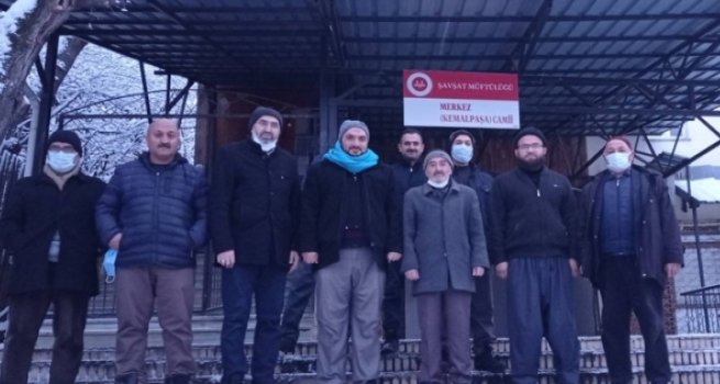 Şavşatlılar sabah namazında buluştu