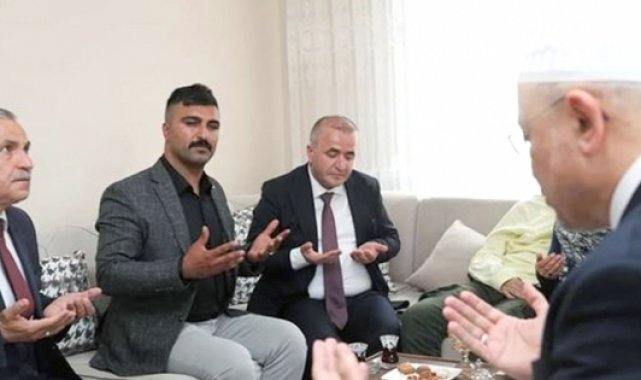Şehit ailesine ziyaret