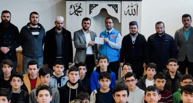 Sinop’ta hafızlar, harçlıklarını İdlib’deki kardeşleriyle paylaştı