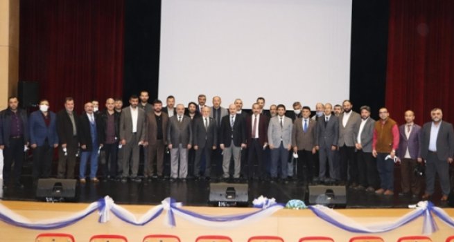 Sivas Müftüsü Akkuş personelle vedalaştı