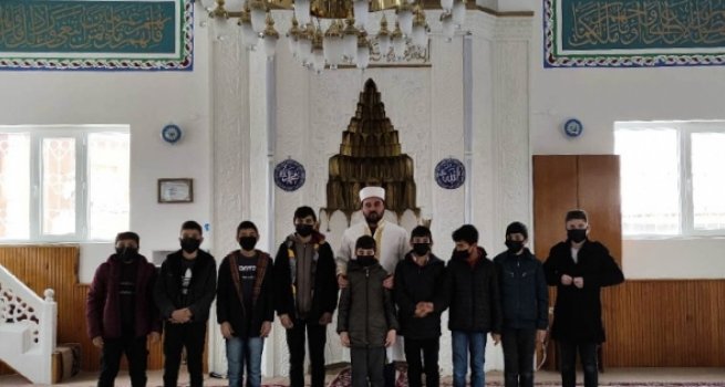 Sungurlu'da çocuklar camide buluştu