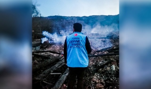 TDV yangının yaralarını sarıyor