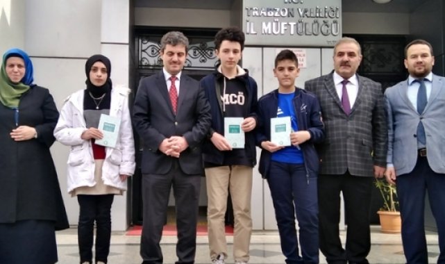 Trabzon’da dereceye girenler ödüllendirildi