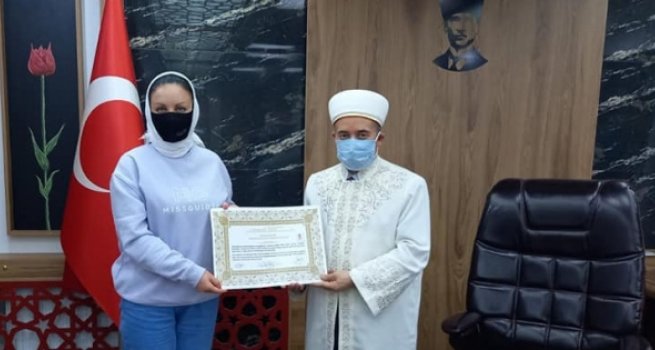 Ukrayna vatandaşı Chorna Müslüman oldu