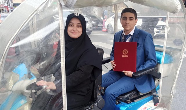 Astım hastası 13 yaşındaki Kargın, annesinin desteği ile hafız oldu