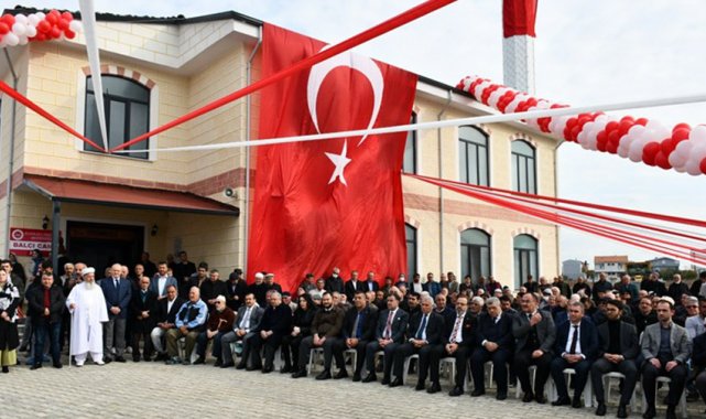 Balcı Camii dualarla açıldı