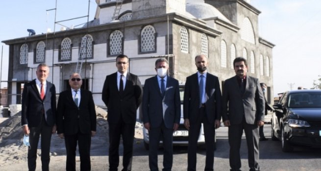 Cezaevi Camii hızla yükseliyor