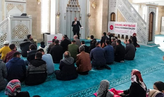 Çorum'da engelliler unutulmadı