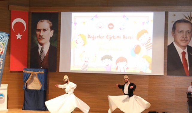 Değerler eğitimi yarışmasında ödüller sahiplerini buldu