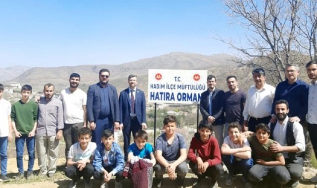Hadim'de fidan dikme etkinliği