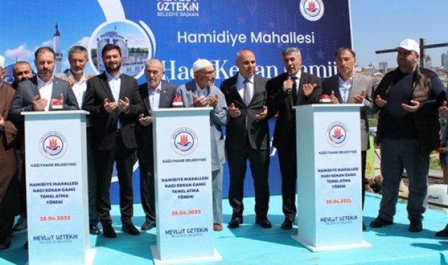Hamidiye Hacı Kenan Camii'nin temeli atıldı