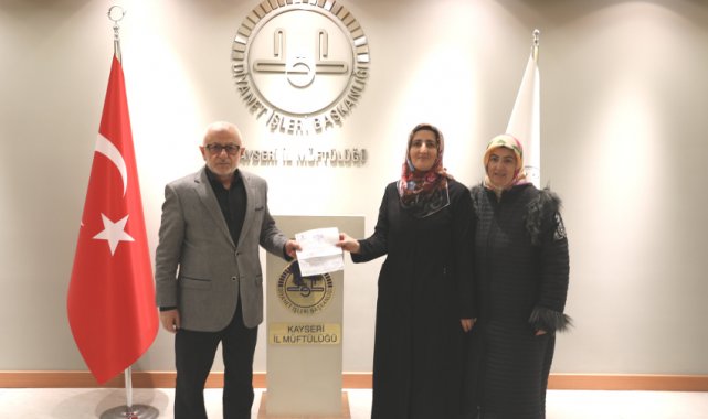 Kayseri Diyanet gençlikten deprem bölgesine konteyner ev