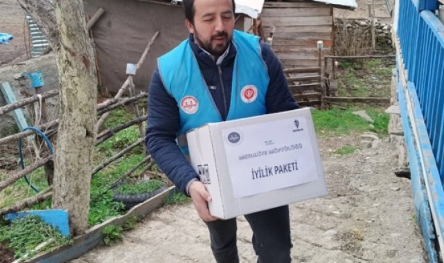 Mesudiye'de ihtiyaç sahiplerine Ramazan yardımı