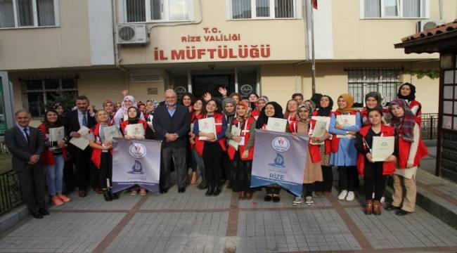 “Damla Projesi” Mimarlarından Rize Müftülüğüne Ziyaret