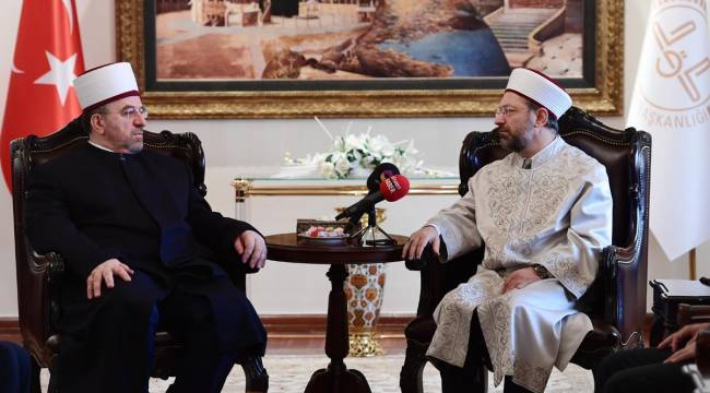  Kosova İslam Birliği Başkanından Diyanet'e ziyaret