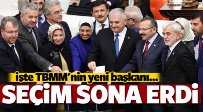 TBMM'nin yeni başkanı belli oldu
