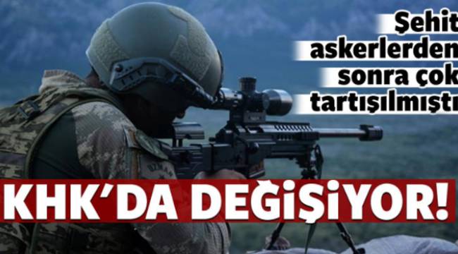 Uzmanlara bireysel silah imkanı KHK'da değişiyor