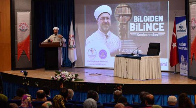 Başkan ERBAŞ;“Faydalı bilginin peşinde olacağız”
