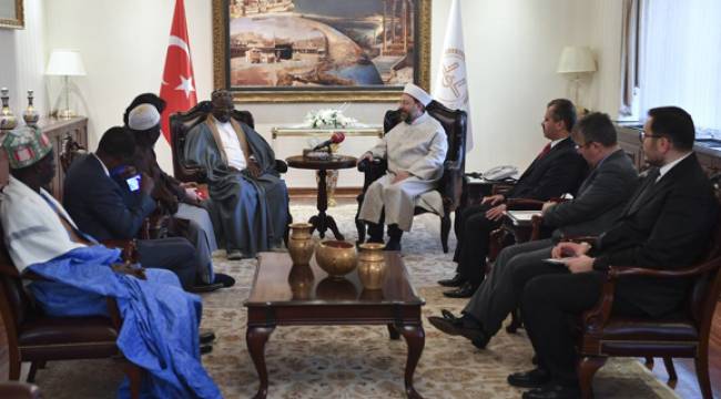 Gine li Müslümanlardan Diyanet’e ziyaret