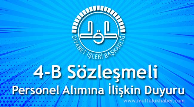 Sözleşmeli Personel Alımına İlişkin Duyuru