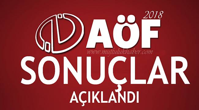 2018 AOF Güz Dönemi Sonuçları Açıklandı.