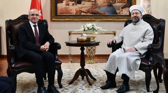Başbakan Yardımcısı Şimşek’ten Diyanet’e ziyaret
