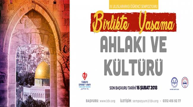 T.D.Vakfı’ndan “Birlikte Yaşama Ahlakı ve Kültürü” sempozyumu