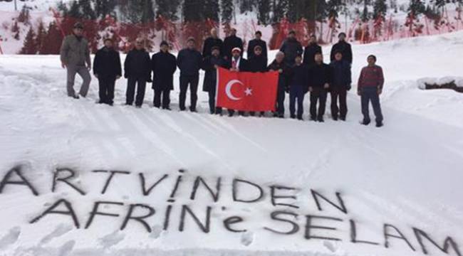 Artvin li İmamları Kayak Merkezinde Buluştu