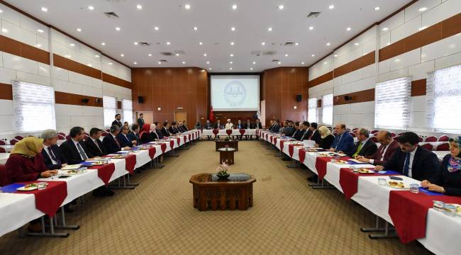 ERBAŞ,Başkanlığın üst düzey yöneticileriyle bir araya geldi